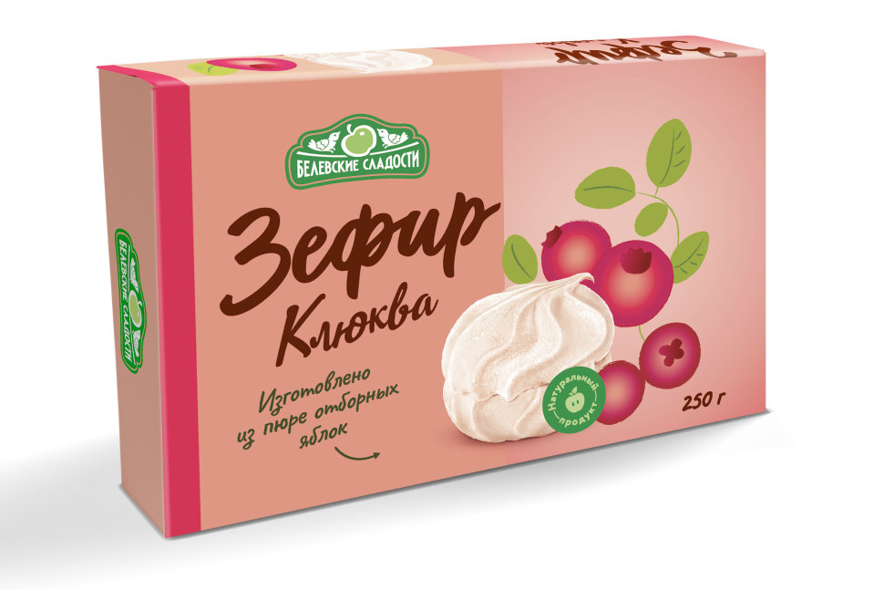  Зефир белевский "Клюква" 250г в Лесосибирске