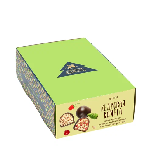  Кедровая комета Ассорти (9429) (классика, клюква, шишка, земляника), 540г   в Лесосибирске