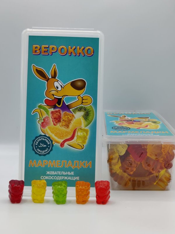 №2 Жевательный мармелад Мишки фруктовые, 250г   в Лесосибирске
