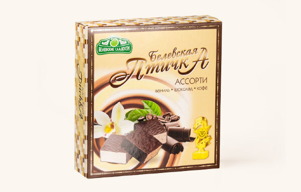 №2 Конфеты "Белевская птичка"  300г ассорти  в Лесосибирске