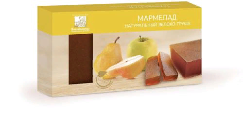  Мармелад пластовый 210г ЯБЛОКО-ГРУША в Лесосибирске