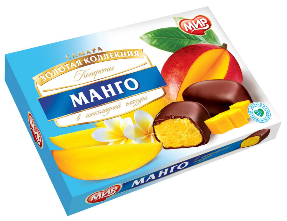  КФ МИР Манго-Кокос в шоколадной глазури 160г  в Лесосибирске