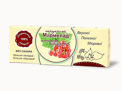  Мармелад натуральный "Красная смородина" 140г в Лесосибирске