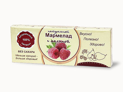 №2 Мармелад натуральный "Малина" 140г в Лесосибирске