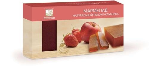  Мармелад пластовый 210г Яблоко-Клубника в Лесосибирске