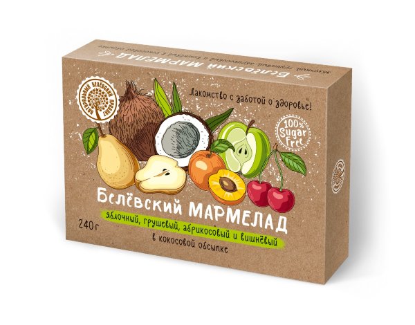 №2 Мармелад белевский на фруктозе 240г  в Лесосибирске