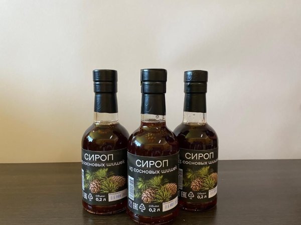 №2 Сироп из  сосновых шишек 200г  в Лесосибирске