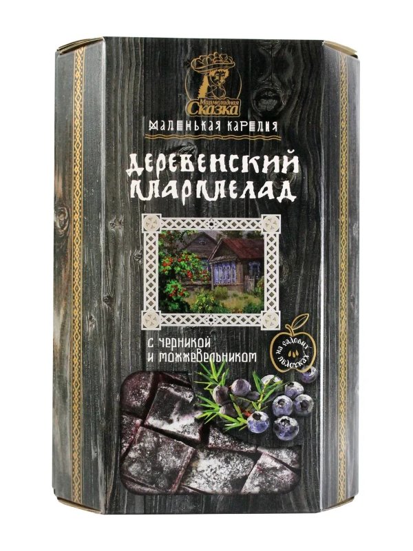 №2 Мармелад деревенский "С черникой и можжевельником" 300г в Лесосибирске