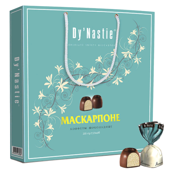 №3 Династия Сумка 170г Конфеты "Маскапроне" в Лесосибирске