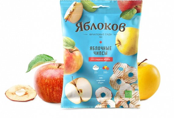 №2 Яблочные чипсы из сладких яблок 25г в Лесосибирске